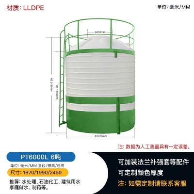 储水白色加厚森林应急水塔石油储罐食品塑料罐家用储水桶重庆供应图1
