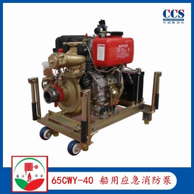 65CWY-40船用CWY系列柴油机应急消防泵带CCS图1