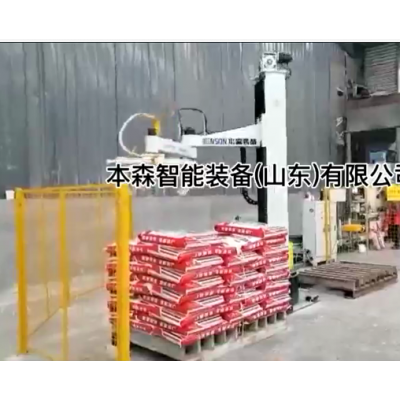 立柱机器人在箱装食品花生鸡精坚果等行业的应用图2