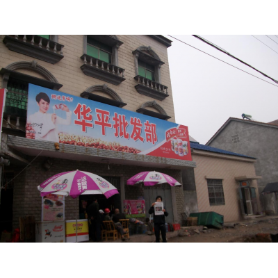 武汉东西湖墙面刷字广告工程荆门钟祥乡村墙体挂布刷墙广告图2