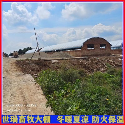 肉鸡保温养殖棚搭建 鸡舍大棚建设 蛋鸡养殖大棚施工安装图5