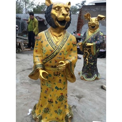 景泰蓝十二生肖 景泰蓝工艺品加工定制 景泰蓝家具 景泰蓝摆件图3