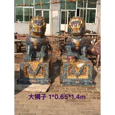 景泰蓝工艺品 景泰蓝花瓶 景泰蓝摆件 掐丝珐琅工艺品 纯手工图1