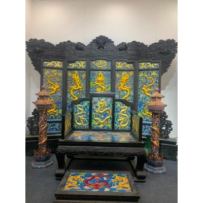 景泰蓝厂家 景泰蓝工艺品加工定制 景泰蓝家具 景泰蓝家具摆件图2
