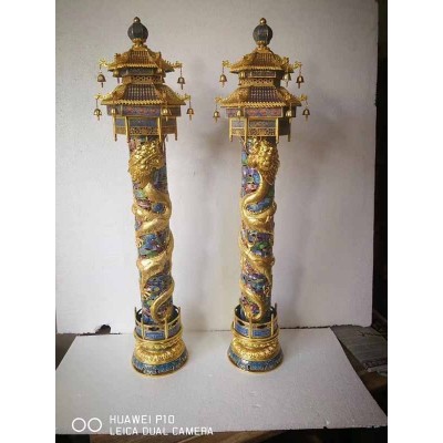 景泰蓝香炉 景泰蓝工艺品 景泰蓝厂家 景泰蓝摆件图4