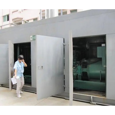 工业车间厂房噪音治理措施空压机房隔音墙安装方案风机隔音罩
